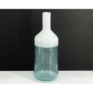 Modern Lavender and Amethyst Mouth Blown Glass Vase